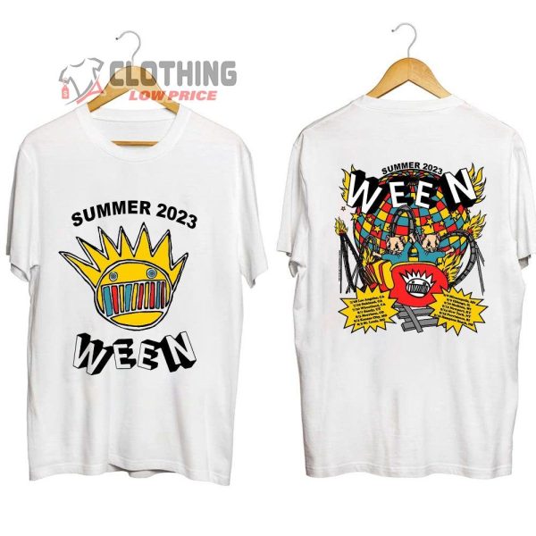 Ween Summer Tour 2023 Merch, Ween US Summer Tour 2023 Shirt, Ween 2023 Concert T-Shirt