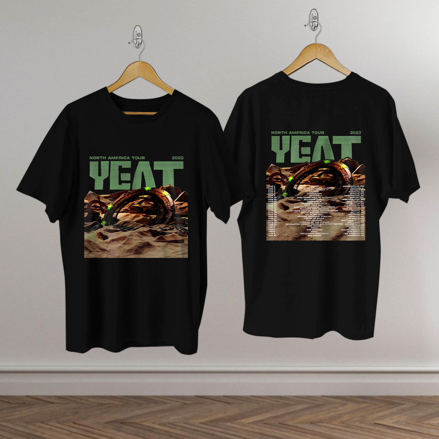 Yeat North American Tour 2023 Tickets Merch, Yeat Huge 2023 Tour Shirt Yeat World Tour 2023 Setlist T-Shirt