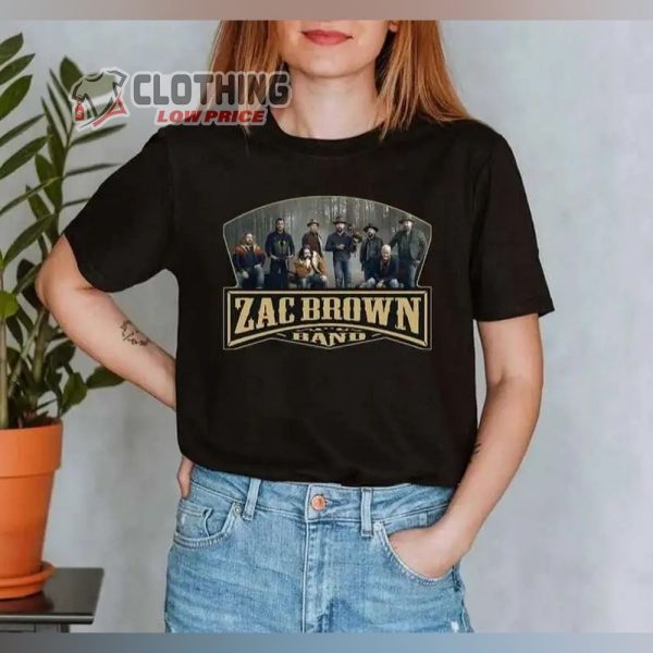 Zac Brown Band T- Shirt, Zac Brown Tour Dates 2023 Shirt, Zac Brown Concerts 2023 Merch
