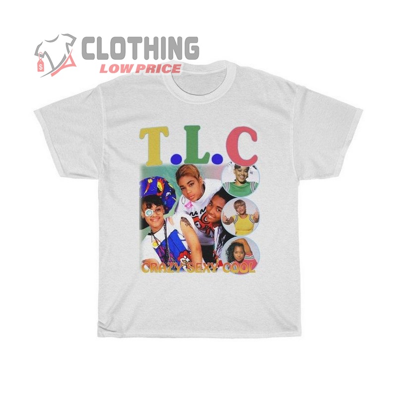 Tlc Shirt, Tlc T-Shirt, Hypebeast Vintage 90S Rap T Shirt Best Seller