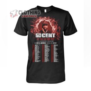 50 Cent Get Rich Or Die Tryin Anniversary Tour Merch, 50 Cent The Final Lap Tour 2023 Shirt, 50 Cent With Special Guests T-Shirt