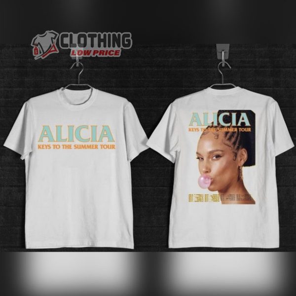 Alicia Keys To The Summer Tour 2023 Merch, Alicia Keys American Tour 2023 Shirt, Alicia Keys Best Of Album Shirt