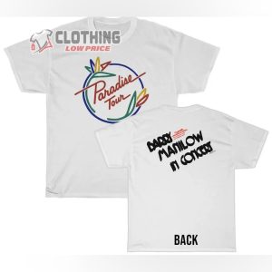 Barry Manilow Tour 2023 T- Shirt, Barry Manilow Paradise Tour Shirt, Barry Manilow Outfits Merch