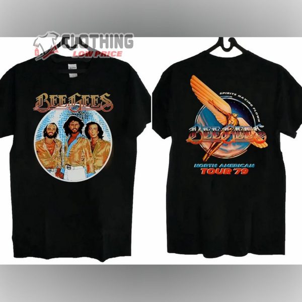 Bee Gees Spirits Having Flown North American Tour 1979 Merch, Bee Gees Unisex Shirt, Bee Gees Gold Tribute Members T-Shirt