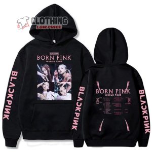 Blackpink Born Pink World Tour Graphic Hoodie Blackpink World Tour Setlist 2022 2023 Sweatshirt Pullover Merch1