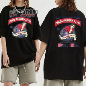 Chris Farren Uk World Tour 2023 Unisex T Shirt Chris Farren 2023 Concert Shirt Chris Farren Merch1