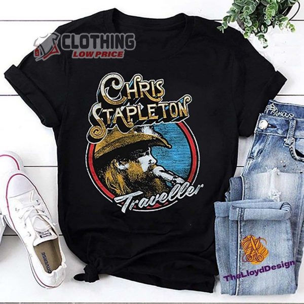 Chris Stapleton Cowboy Shirt, Chris Stapleton Traveler Shirt, Retro Chris Stapleton Vintage Merch