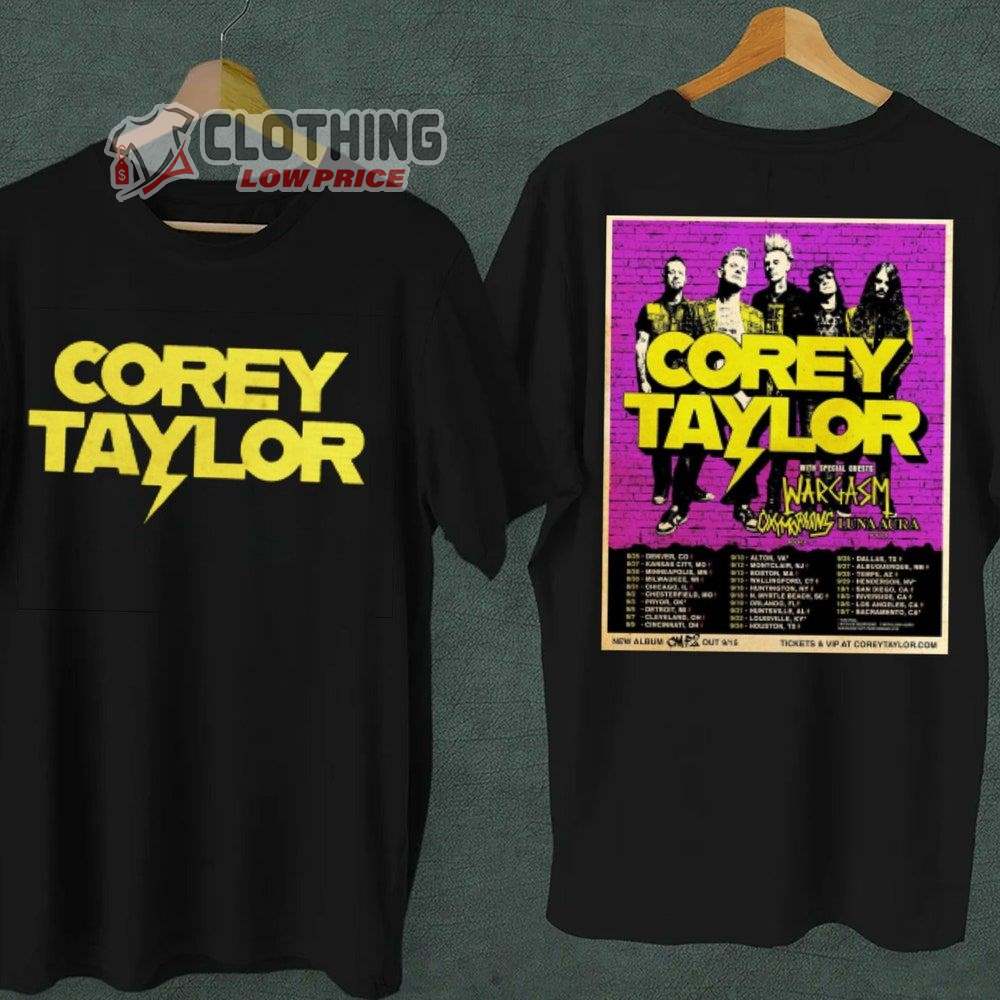 Corey Taylor World Tour 2023 Merch, Corey Taylor American Tour 2023 Shirt, Corey Taylor With Special Guest Hoodie