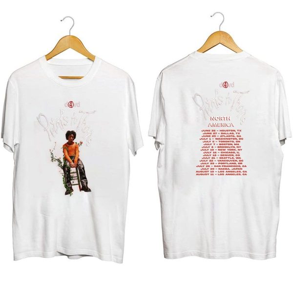 D4Vd World Tour 2023 Merch, D4Vd Petals To Thorns Tour 2023 Shirt, D4Vd North America Tour Dates T-Shirt