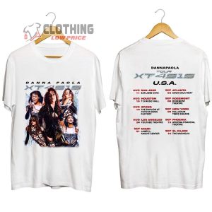 Danna Paola Xt4S1S Tour USA Merch Danna Paola 2023 Tour Dates Shirt Danna Paola Xt4S1S Tour Tickets T Shirt 2