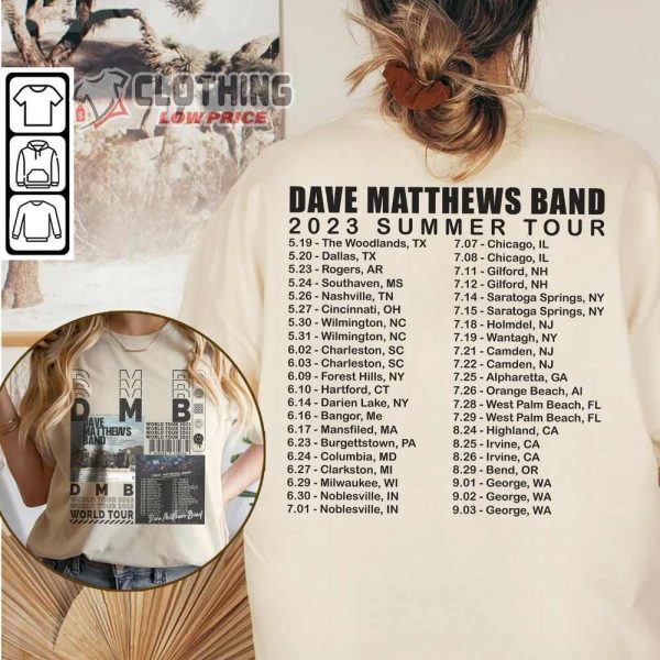 Dave Matthews Band Music Merch, Dave Matthews Band 2023 Summer Tour Shirt, Dave Matthews Band Music North American Album Monsters T-Shirt