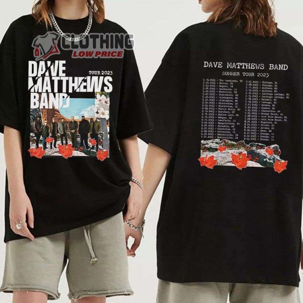 Dave Matthews Band Tour Dates 2023 Merch, Dave Matthews Band Summer Tour 2023 Shirt, Dave Matthews Band 2023 Concert T-Shirt