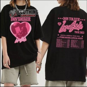 Don Toliver Love Sick Tour 2023 Shirt Love Sick North America Tour 2023 Shirt Don Toliver Love Sick Album Merch1