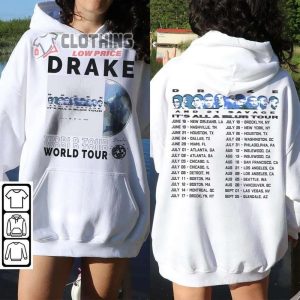 Drake Rap Hiphop ItS All A Blur Tour 2023 Album Merch Drake Rapper Shirt3