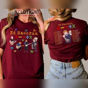 Ed Sheeran Bad Habits Tour 2023 Shirt Ed Sheeran Concert 2023 T Shirt The Mathletics Tour 2023 Merch3