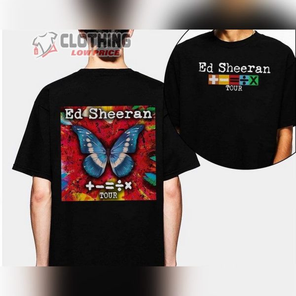 Ed Sheeran Tour 2023 Bad Habits Shirt, Ed Sheeran Mathematics Tour 2023 Merch, Ed Sheeran Concert Tee