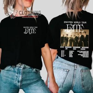 Enhypen World Tour Fate Merch, Enhypen Tour 2023 Las Vegas Shirt, Enhypen World Tour 2023 T-Shirt