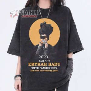 Erykah Badu Concert 2023 Merch Erykah Badu Rap Tee Erykah Badu Tour Dates 2023 Shirt Erykah Badu With Yasiin Bey T Shirt 2