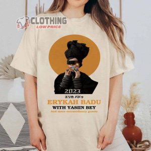 Erykah Badu Concert 2023 Merch Erykah Badu Rap Tee Erykah Badu Tour Dates 2023 Shirt Erykah Badu With Yasiin Bey T Shirt