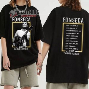 Fonseca Viajante Usa Tour 2023 Unisex Sweatshirt Fonseca 2023 Concert Shirt Fonseca Fan Merch1