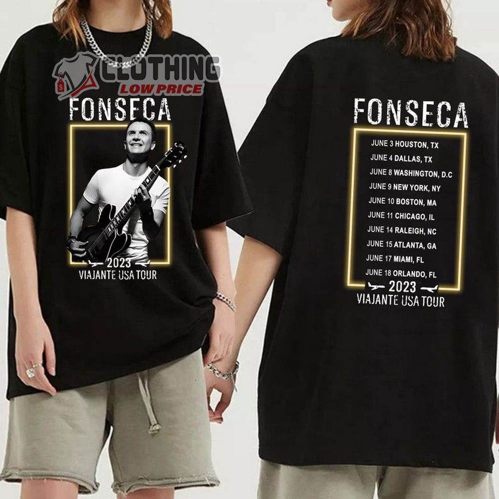 Fonseca Viajante Usa Tour 2023 Unisex Sweatshirt, Fonseca 2023 Concert Shirt, Fonseca Fan Merch