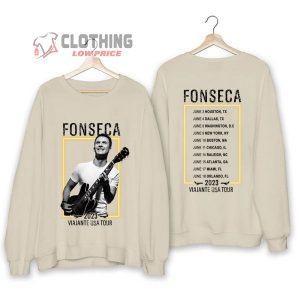 Fonseca Viajante Usa Tour 2023 Unisex Sweatshirt Fonseca 2023 Concert Shirt Fonseca Fan Merch2