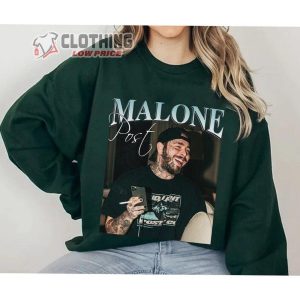 Funny Post Malone T Shirt Retro Post Malone Sweatshirt Post Malone Rapper Unisex Hoodie2