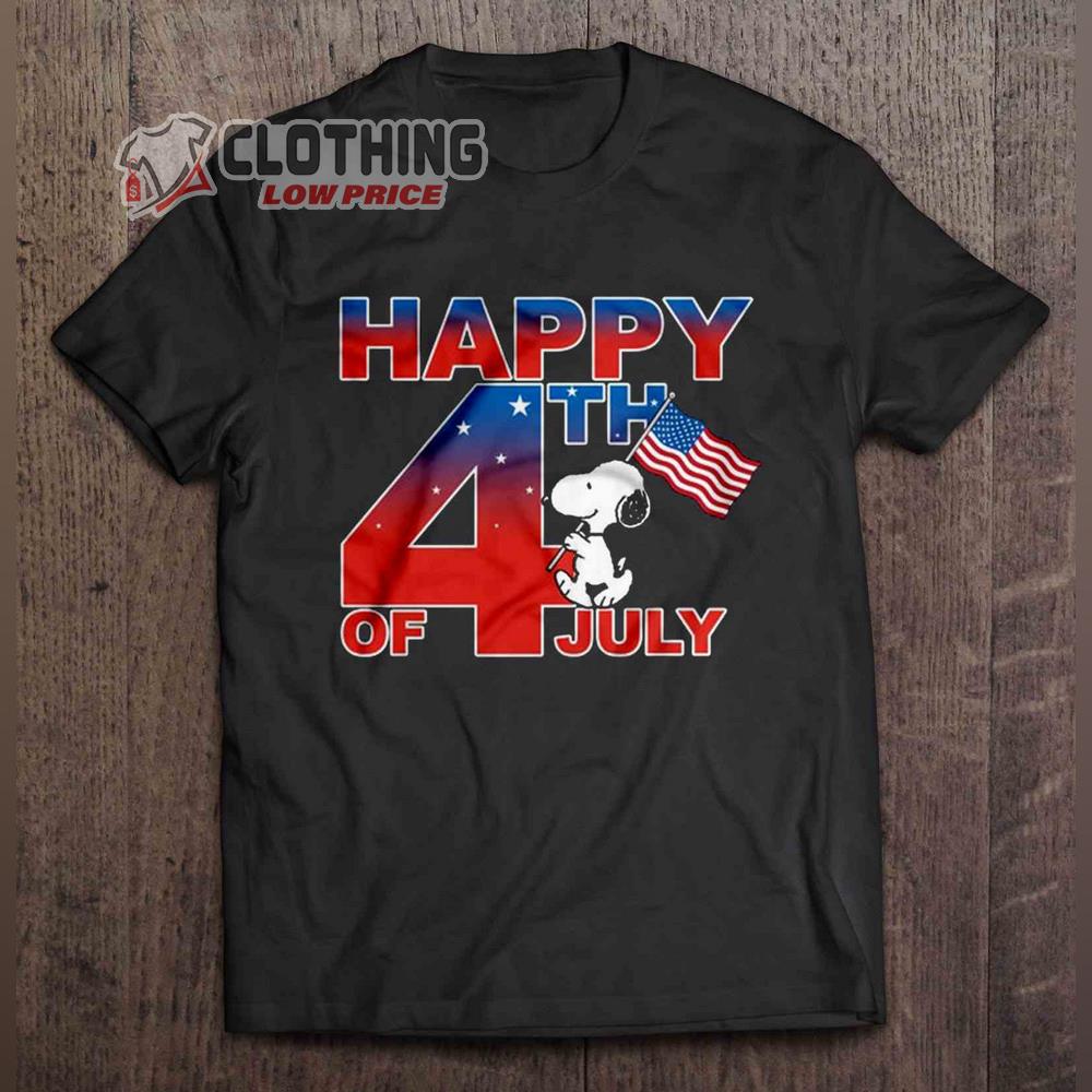 Happy 4th Of July Independence Snoopy Shirt, Snoopy Happy Freedom Day Shirt