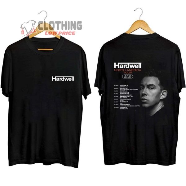 Hardwell North America Tour 2023 Merch, DJ Hardwell 2023 Concert Shirt, Hardwell DJ World Tour 2023 Tickets T-Shirt