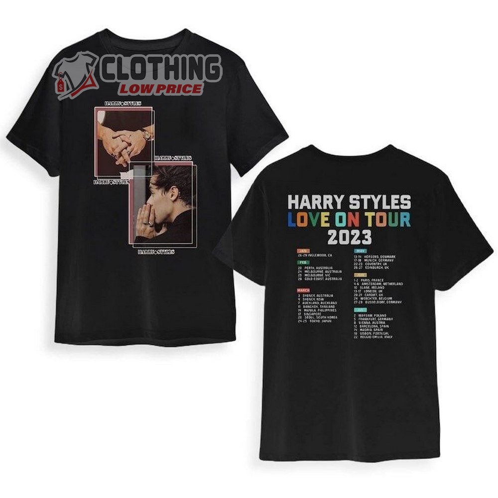 Harry Styles Love On Tour 2023 Tour Setlists Sweatshirt, Harry Love On Tour 2023 Shirt, Harry Styles Merch