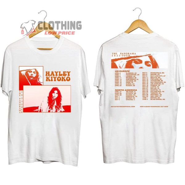 Hayley Kiyoko The Panorama Tour 2023 Merch, Hayley Kiyoko 2023 Concert Shirt, Hayley Kiyoko Tour Dates 2023 T-Shirt