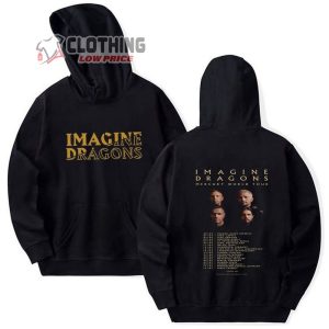 Imagine Dragons Mercury Tour 2023 Updated Shirt, Imagine Dragons Tour 2023 Merch