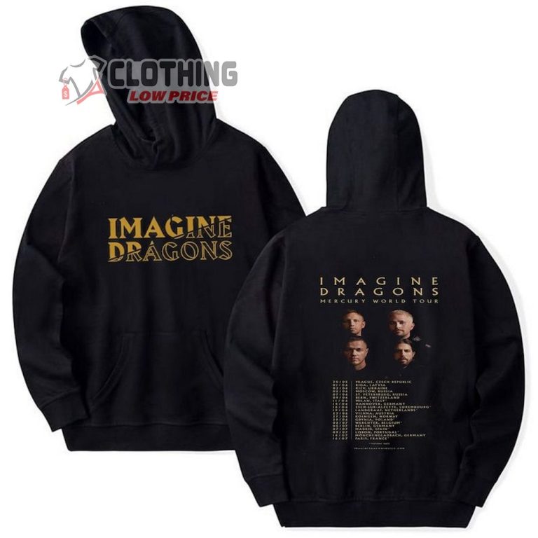 Imagine Dragons 2023 Mercury World Tour Merch Imagine Dragons Tour 2022