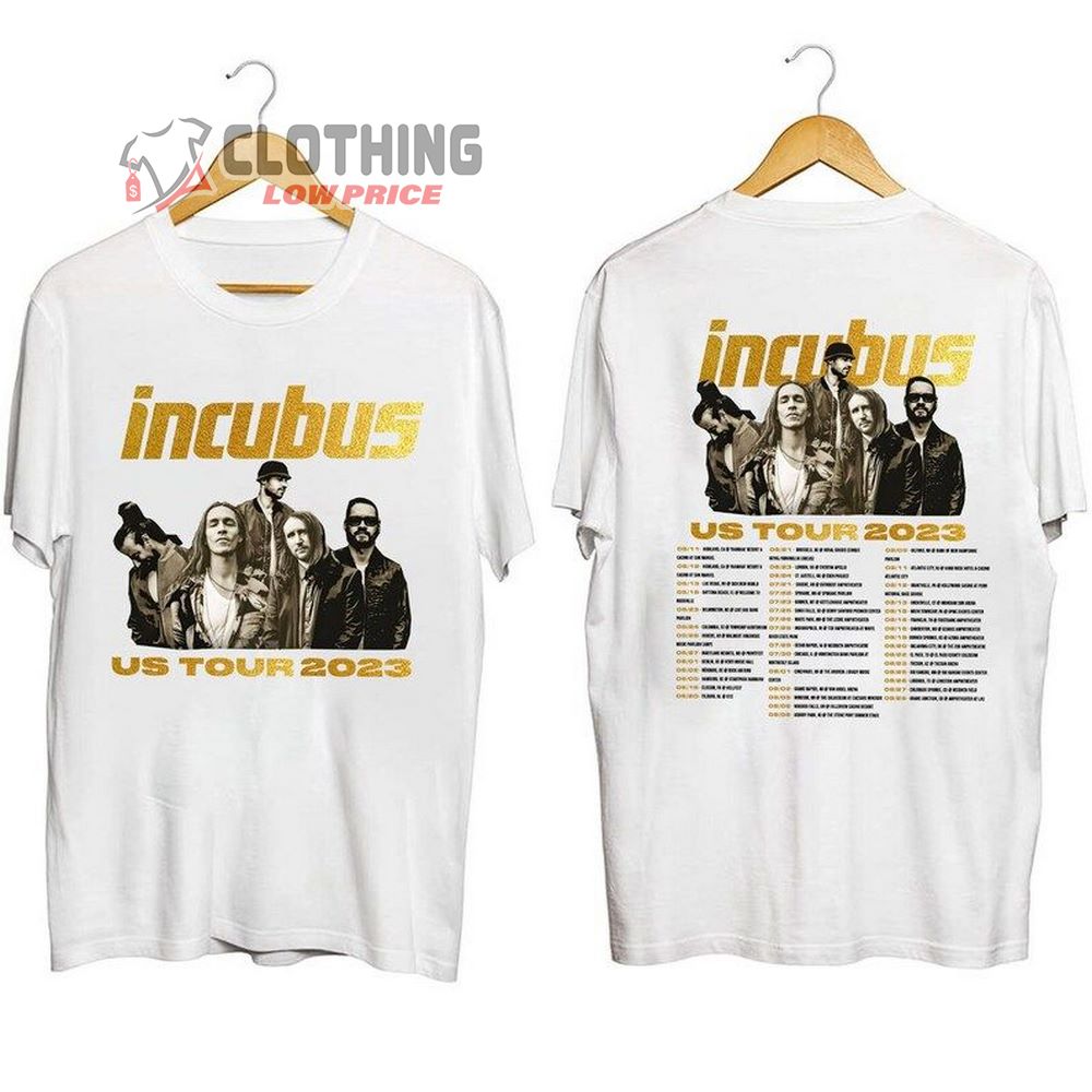 incubus tour merch