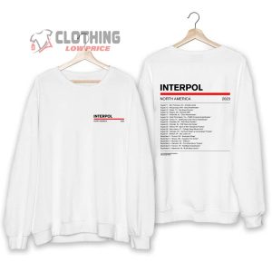 Interpol North America 2023 Tour Dates Merch Interpol Rock Band 2023 Tour Shirt Interpol Band Fan T Shirt