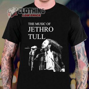 Jethro Tull Tour 2023 T Shirt Jethro Tull Band The Music Of Jethro Tull Hard Rock Unisex T Shirt Jethro Tull Concert Merch 2