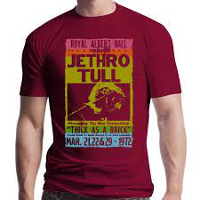 Jethro Tull Tour 2023 T- Shirt, Jethro Tull Royal Albert Hall 1972 T- Shirt, Jethro Tull Concert Merch