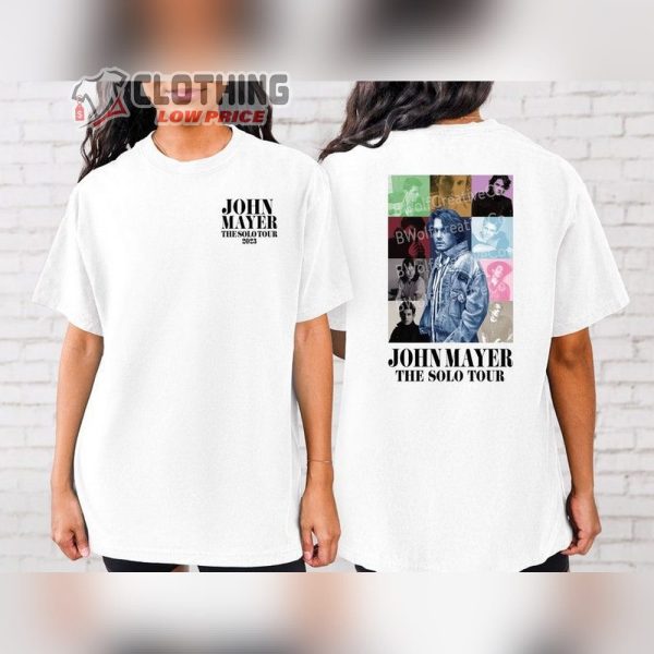 John Mayer Solo Tour 2023 Merch  John Mayer Unisex Tee Shirt
