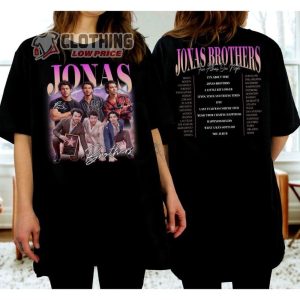 Jonas Brothers Five Albums One Night The Tour 2023 Merch Jonas Brothers 2023 Tour Sweatshirt Jonas Brothers Tour Dates 2023 T Shirt 2