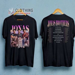 Jonas Brothers Five Albums One Night The Tour 2023 Merch Jonas Brothers 2023 Tour Sweatshirt Jonas Brothers Tour Dates 2023 T Shirt
