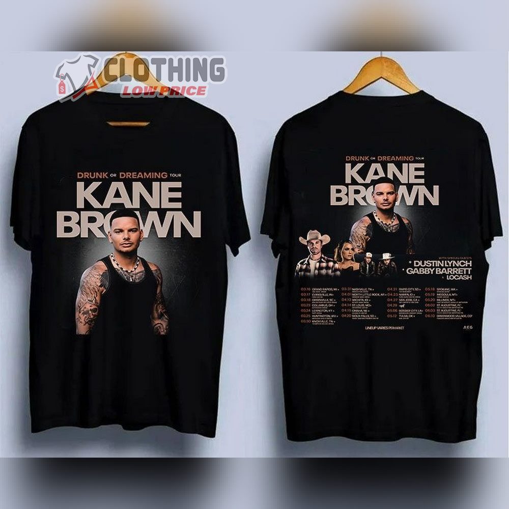 Kane Brown World Tour 2023 Unisex T-Shirt, Sweatshirt, Hoodie, Kane Brown With Special Guests Country Music Essential Tour 2023 Shirt