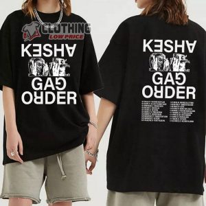 Kesha Gag Order 2023 Tour Dates Shirt Gag Order 2023 Concert Merch Kesha Shirt For Fan1 1