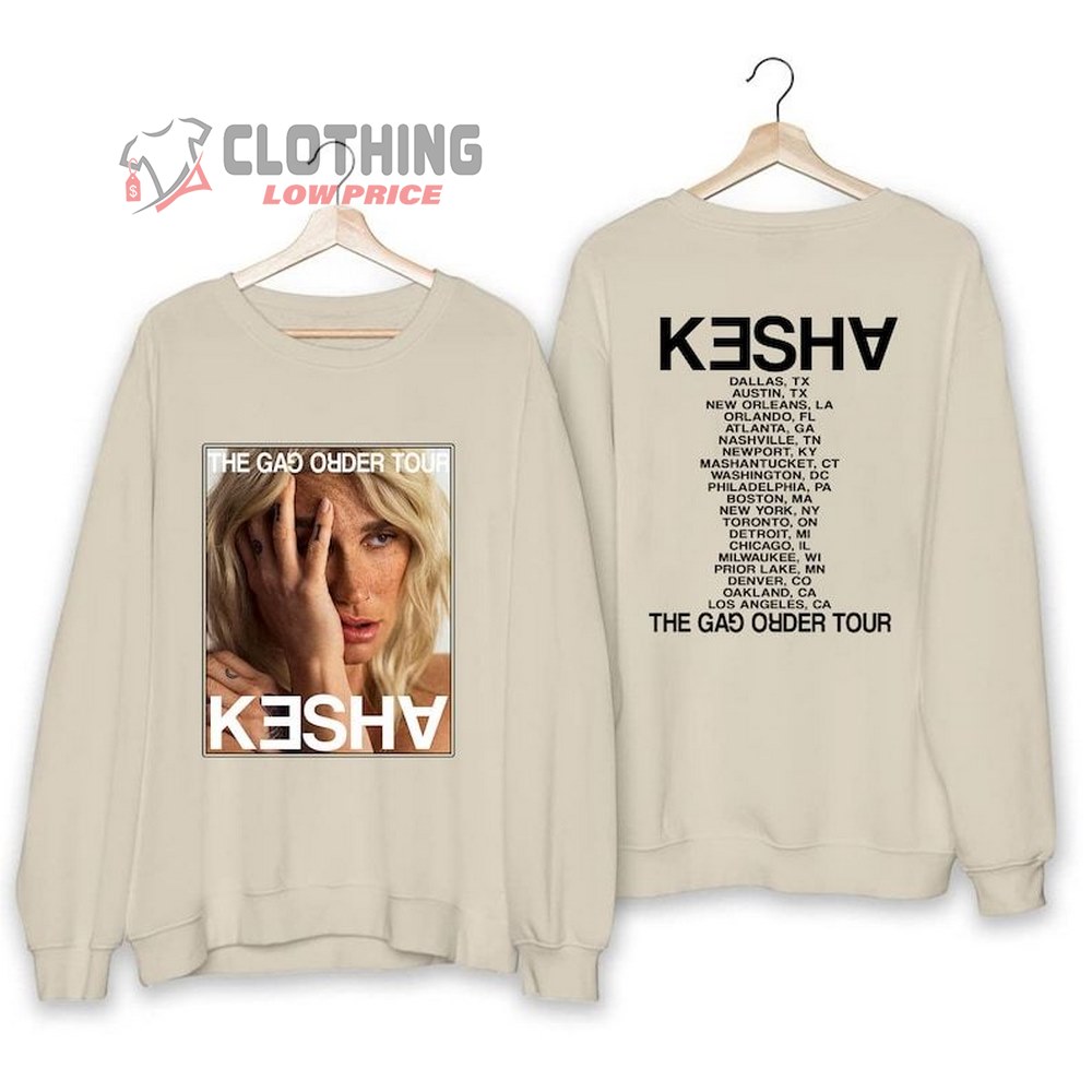 Kesha Gag Order Tour 2023 Unisex Sweatshirt, Gag Order Concert 2023 Shirt, Kesha Merch