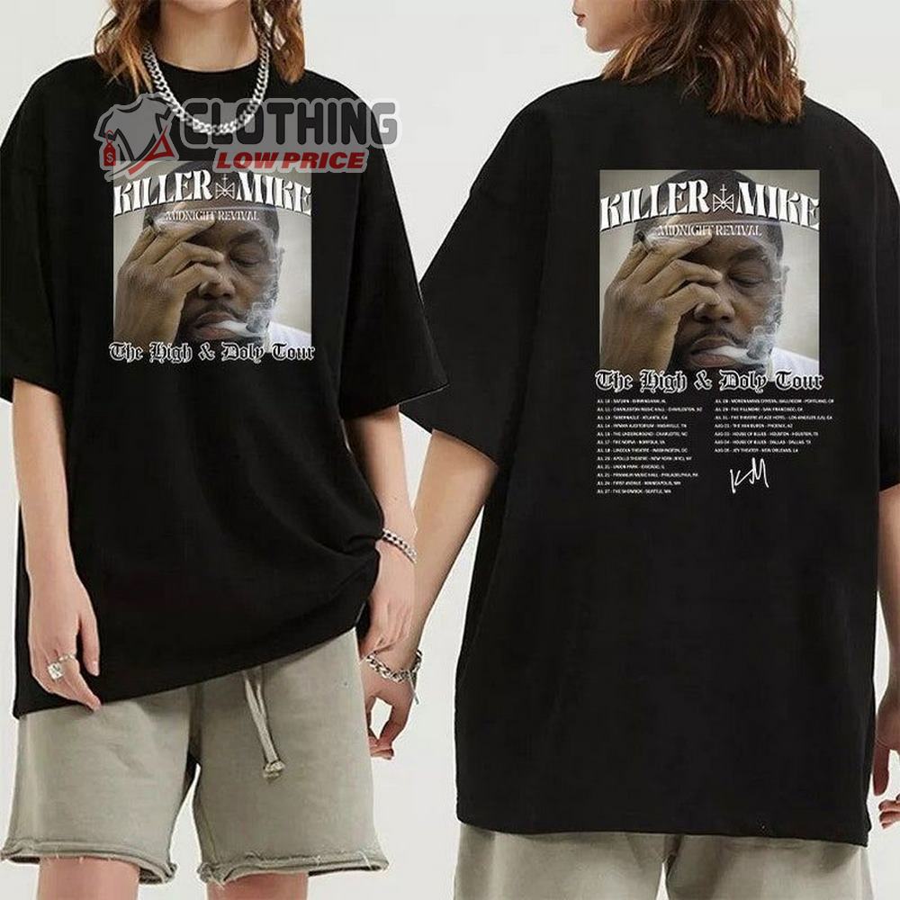 Killer Mike The High & Holy Tour 2023 Sweatshirt, Rapper Killer Mike 2023 Tour Shirt, The High And Holy Tour 2023 Merch