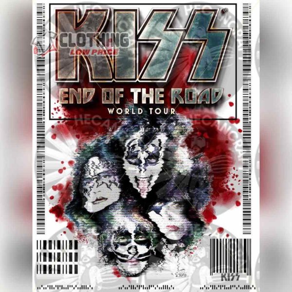 Kiss End Of The Road Tour Shirt, Kiss Rock Band Merch