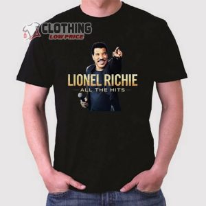 Lionel Richie Tour 2023 T- Shirt, New Lionel-richie All The Hits Tour T-shirt, Lionel Richie Top Songs Merch