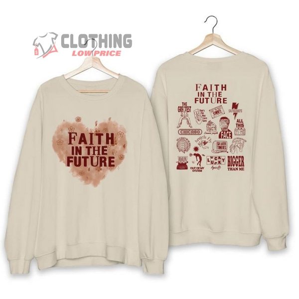 Louis Tomlinson Album Shirt, Faith In The Future Tracklist Shirt, Louis Tomlinson Tour 2023 Merch