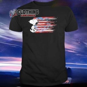 Love Flag Snoopy 4th Of July Independence Shirt, Snoopy Happy Freedom Day Shirt
