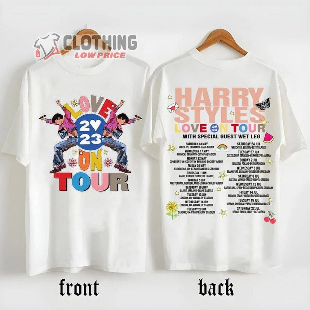 Love On Tour 2023 Unisex T-Shirt, Harry Styles Tour 2023 Shirt, Harry Styles Merch