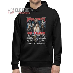 Megadeth Tour 2023 USA Merch, Megadeth 40Th Anniversary 1983-2023 Shirt, Megadeth Tour 2023 Lineup T-Shirt